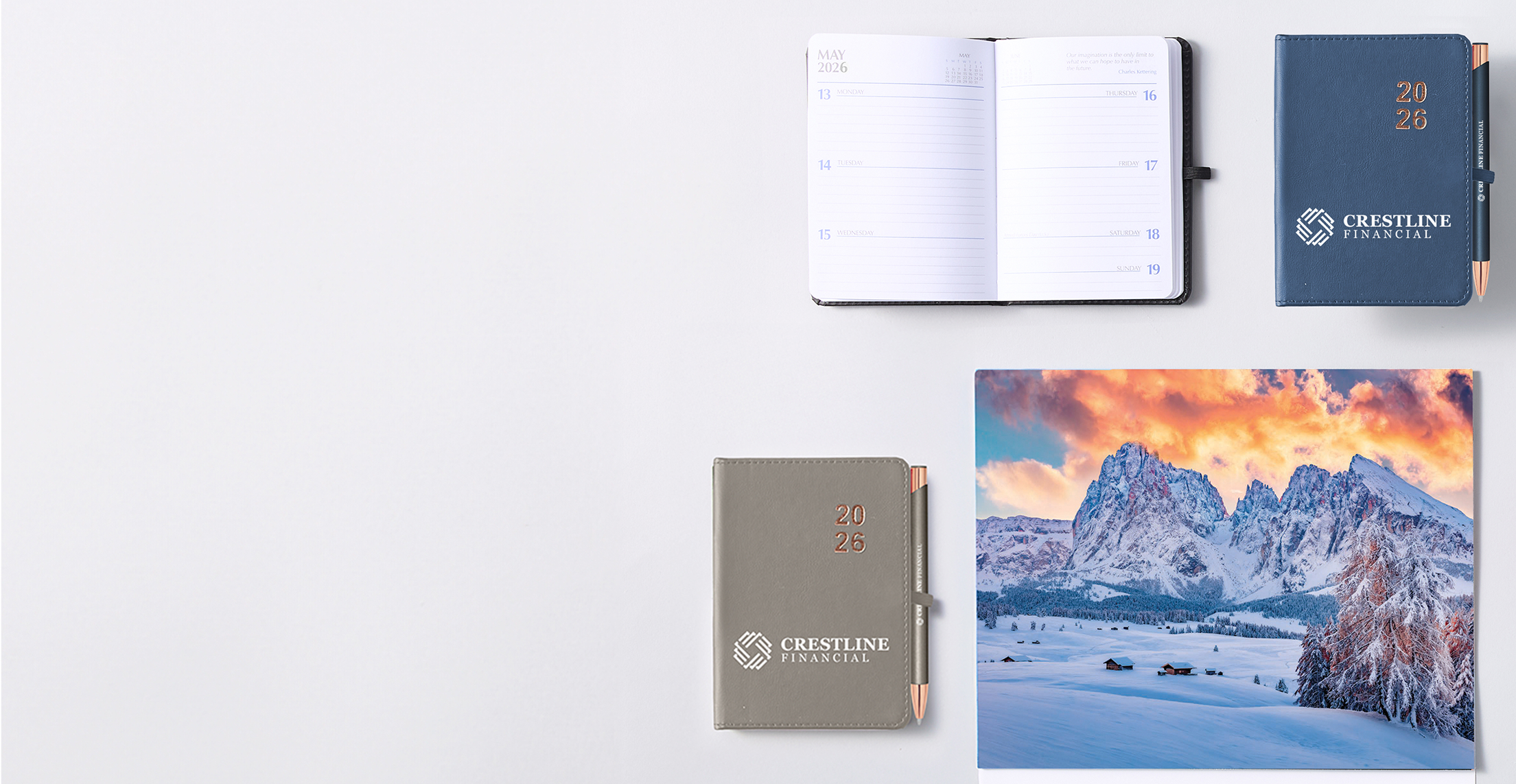 BEDRUCKTE KALENDER UND PLANER